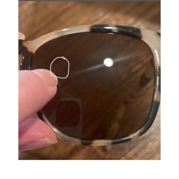 NWT Flawed J.Crew Factory Women's Square Keyhole Sunglasses Blonde Tort AX702 - Picture 4 of 9